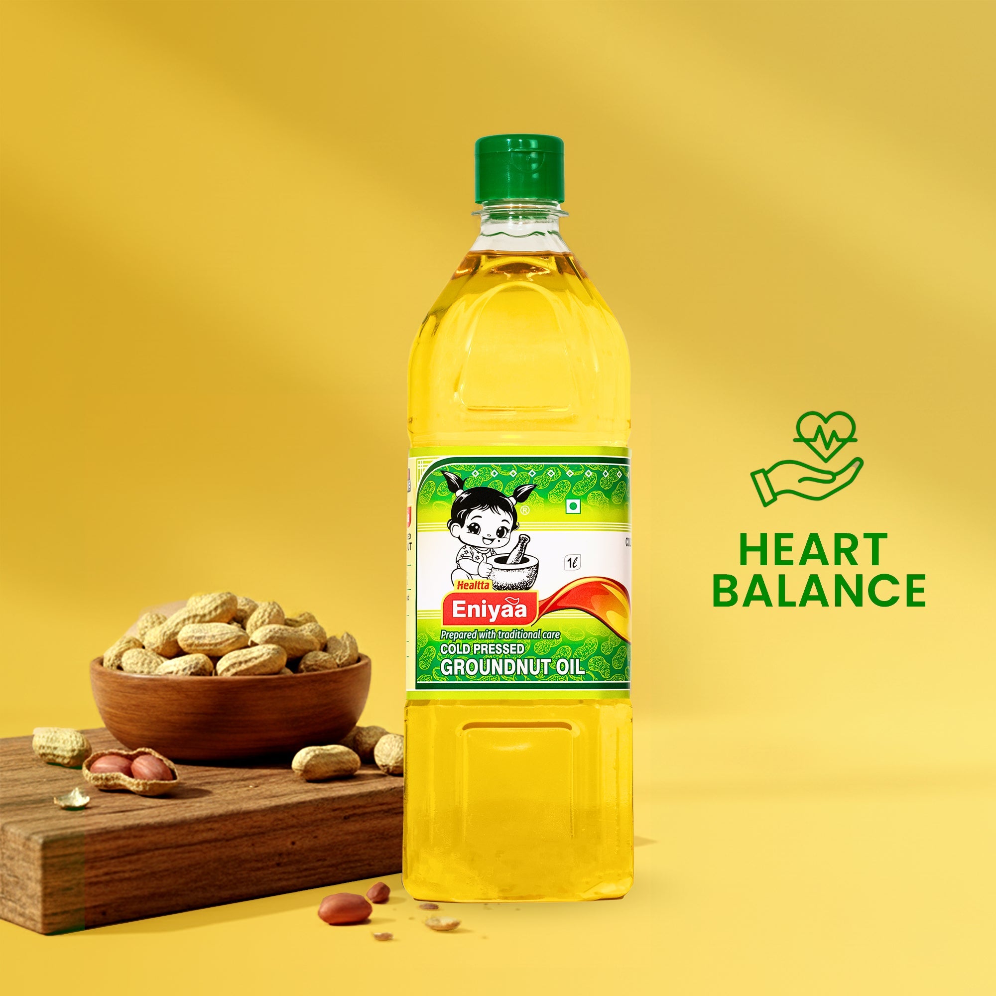 Cold Pressed Groundnut Cooking Oil