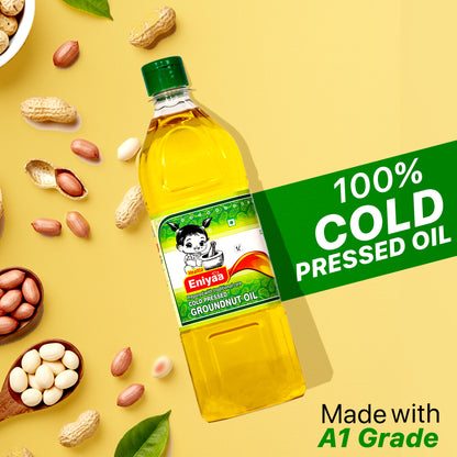 Groundnut Oil 1 Litre | Cold Pressed Method | Daily Cooking