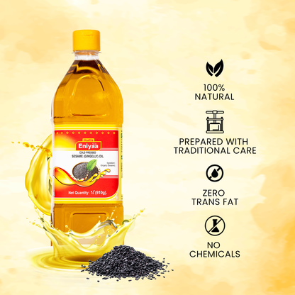 Sesame Oil 2 Litres | Family Pack for Strong bones & Skin | Cooking